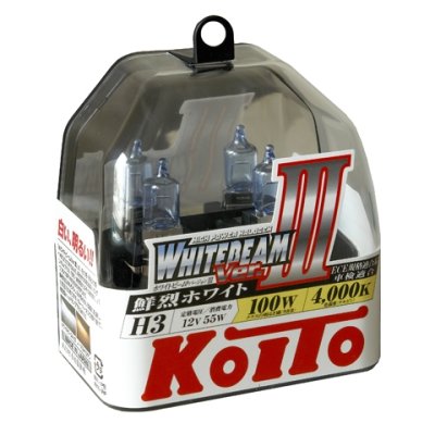 Лампа головного света Koito H3 12V 55W (100W) KILA-07038-  2 шт.
          Артикул: P0752W