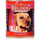 Консервы для щенков говядина с рубцом 850г Big Dog Зоогурман