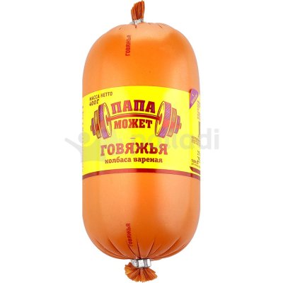 Колбаса вареная Говяжья 400г Папа Может  