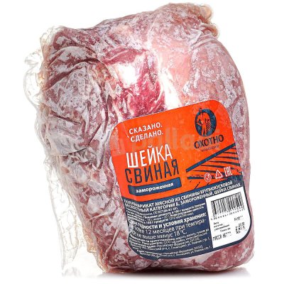 Шея свиная 1,95кг Охотно