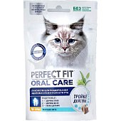 Лакоство Perfect Fit 50г для кошек с курицей для здоровья зубов и полости рта