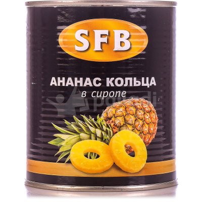 Компот SFB 850мл ананас кольца в сиропе