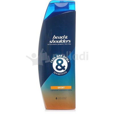 Гель для душа + шампунь HEAD&SHOULDERS Спорт с ароматом сандалового дерева 360мл