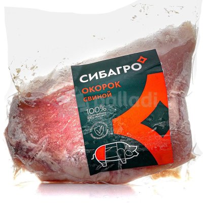 Сибагро Окорок свиной без кости 1,05кг в/у