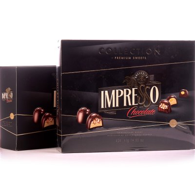 Конфеты IMPRESSO PREMIUM 424г (черный пакет)