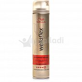 Лак WELLAFLEX для волос для горячей укладки Суперсильная фиксация 250 мл