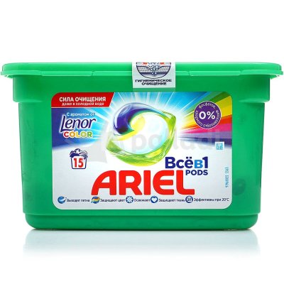 Капсулы для стирки ARIEL Liquid Capsules Touch of Lenor Fresh 15X28.8г