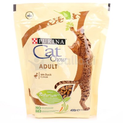 Корм сухой для кошек CAT CHOW ADULT 400г с уткой