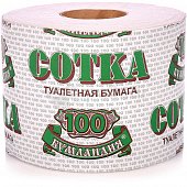 Бумага туалетная Сотка 100м 1 рулон (1/30)
