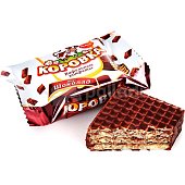 Конфеты 250г Коровка вафельная шоколадная