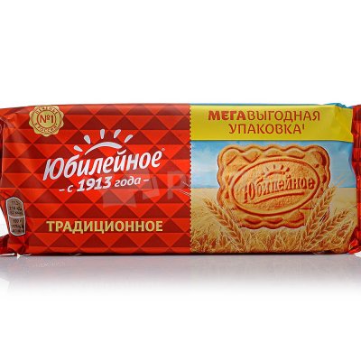 Печенье Юбилейное 403г традиционное 1/22