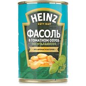 Фасоль Хайнс в томатном соусе 400г по-итальянски ж/б