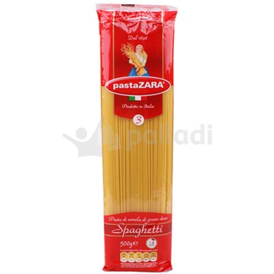 Макаронные изделия Pasta ZARA 500г №3 спагетти