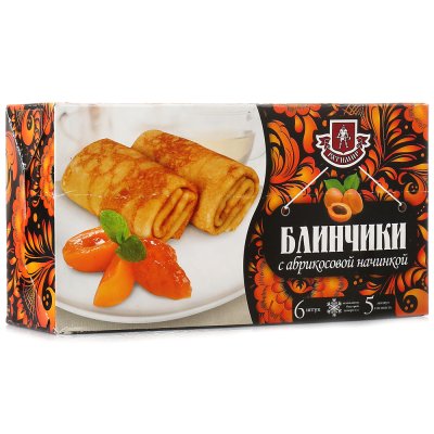 Блинчики Ратимир с абрикосовым джемом 420г