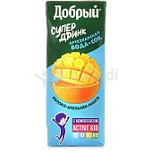 Сок Добрый 0,2л апельсин/манго/яблоко