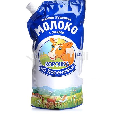 Молоко сгущеное цельное Коровка из Кореновки 8,5% 650гр м/п  