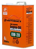 Моторное масло 0W20 SN/GF-5 AUTOBACS ENGINE OIL FS 4л
          Артикул: A01508395