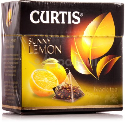 Чай CURTIS 20пир Санни лемон пирамидки