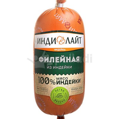 Индилайт Колбаса Филейная из индейки 400г