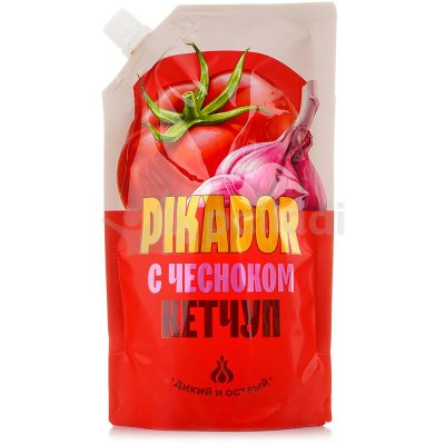 Кетчуп Pikador 300г чесночный дой/пак 