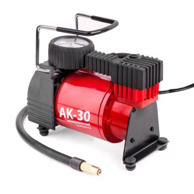 Компрессор автомобильный АК, металлический, 12V, 120W, производ-сть 30 л./мин.
          Артикул: AK-30