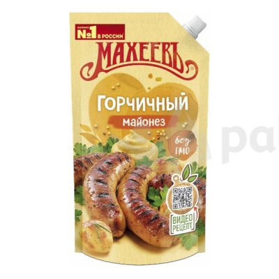 Майонез Махеевъ 400мл дой/пак Горчичный