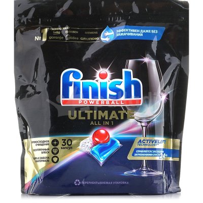 Таблетки для посудомоечной машины Finish Ultimate 30шт 