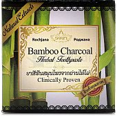 Зубная паста Thai Herbal Бамбуковый уголь 30г