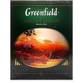 Чай Гринфилд 100пак черный Golden Ceylon