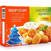 Наггетсы куриные Мираторг 300г с сыром