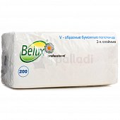 Полотенца бумажные для диспенсера BELUX V сложения 2-х слойные200 листов (1/20)