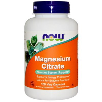 NOW Magnesium Citrate (120 капс)