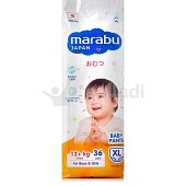 Трусики-подгузники MARABU для детей XL 12+кг 36шт