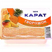 Творожок Карат 9% 230г фруктовый с тропическими фруктами