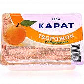 Творожок Карат 230г сливочный с абрикосом