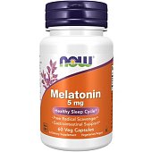 NOW Melatonin 5mg (60 капс)