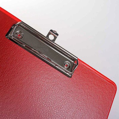 Папка-планшет с зажимом вертикальный А4 Бантекс красный 