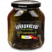 Огурцы Лукашинские 670г маринованные со сладким перцем 1/6