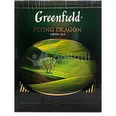 Чай Гринфилд 100пак Flying Dracon зеленый 