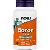 NOW Boron 3mg (100 капс)