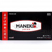 Салфетки бумажные Maneki BLEK 2-х слойные 224 листа арт.  FT678 (1/48)