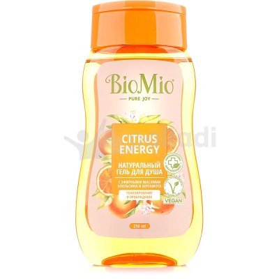Гель для душа Bio Mio с эфирным маслами апельсина и бергамота 250мл