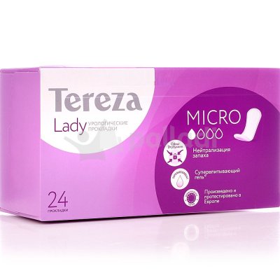 Прокладки урологические Tereza Lady Micro 24шт (1/15)