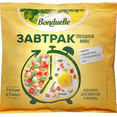 Бондюэль овощной микс с кабачками Завтрак 200г